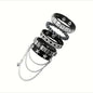 4pcs/set Gothic Punk Rock Square Rivet Bracelet Daily and Party Gothic