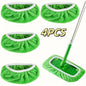 4 Reusable Mop Pads with High Water Absorption and Ultra-Fine Fiber