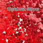 600/1000/2000 Pieces of 0.55 cm Rose Red Heart Shaped Paper Flower - Rose Red Color Perfect for Valentine's Day, Wedding, Birth