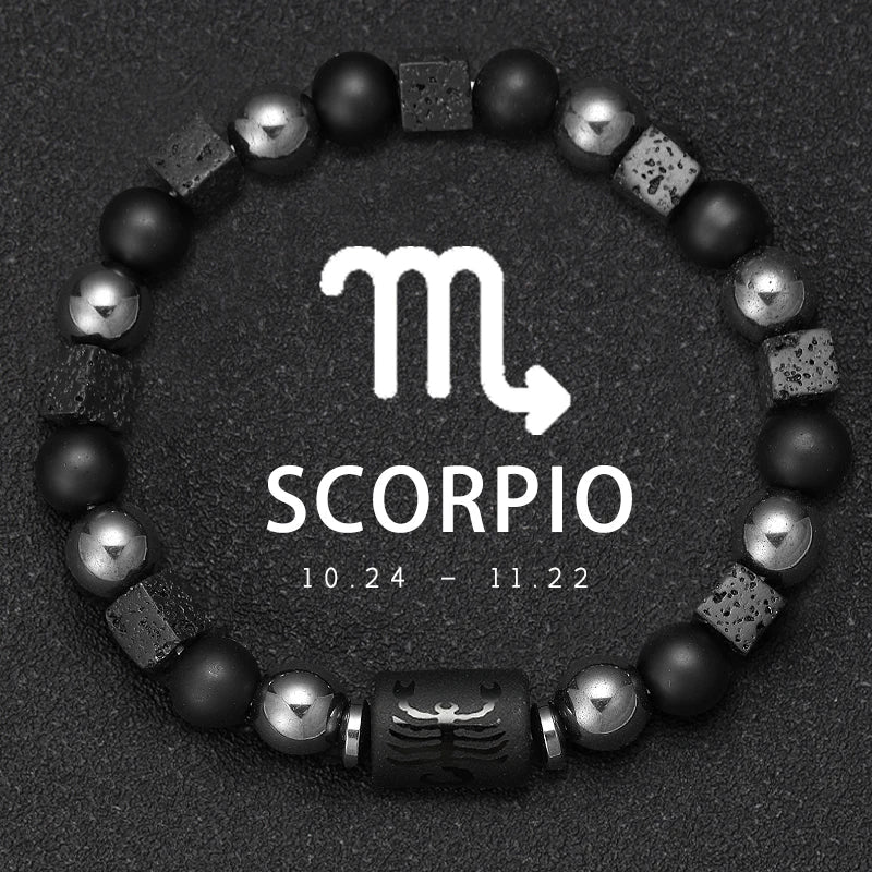 Sagittarius Zodiac Bracelet Natural Stone