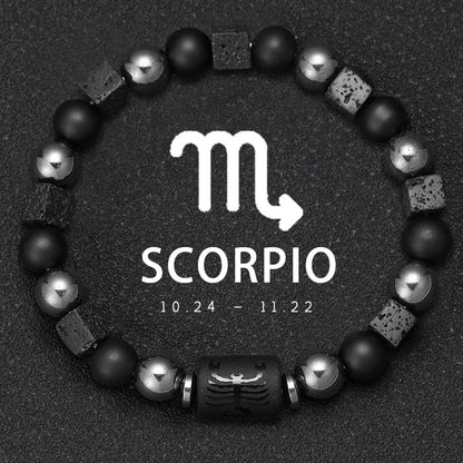 Sagittarius Zodiac Bracelet Natural Stone
