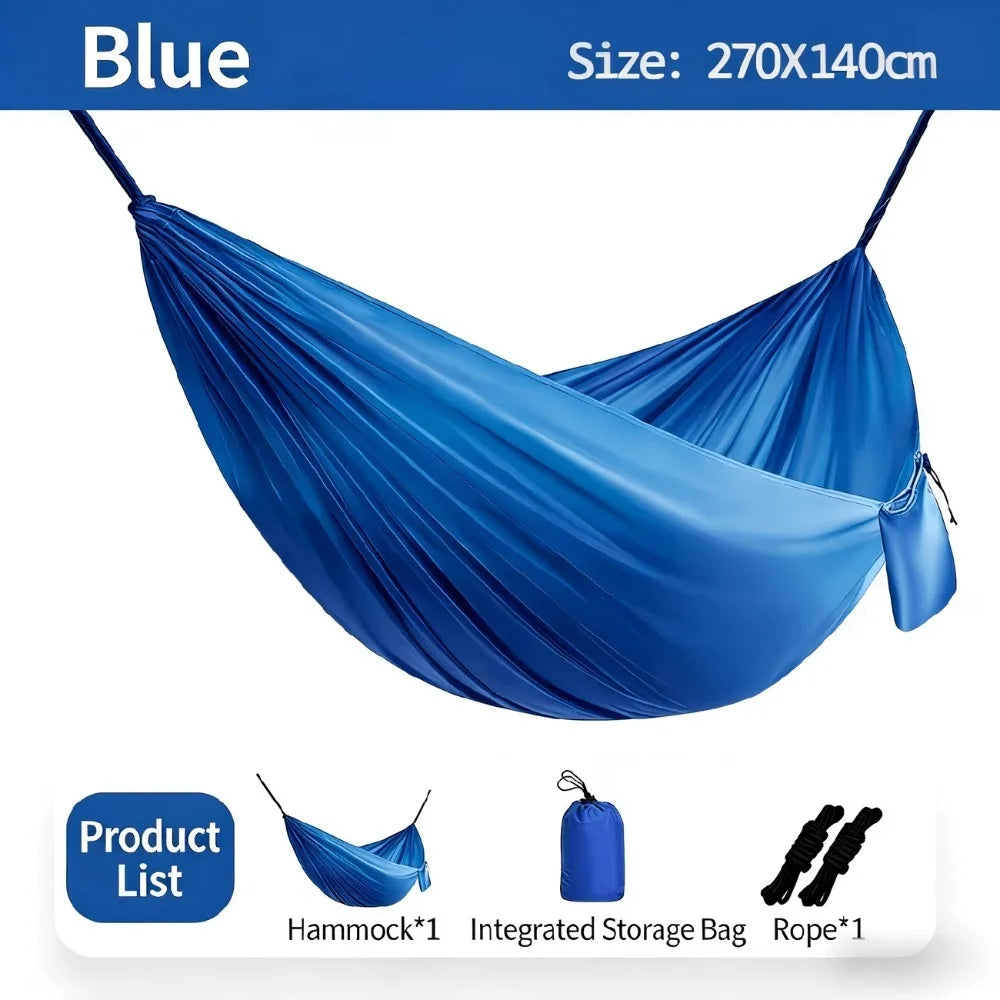 Camping Hammock Portable Lightweight Hammock with Storage Bag & Ropes