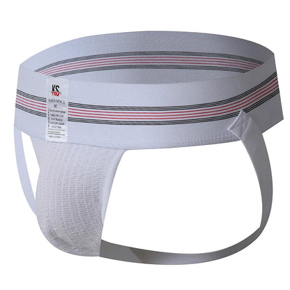 Sexy Men Underwear Jockstrap Homme Mens Jockstrap Breathable Backless Thongs