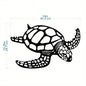 Black Metal Sea Turtle Wall Art - Perfect Beach Theme Decor for Living Room. Stunning Beach Wall Decorations