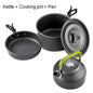 Camping Cooking Set Outdoor Aluminum Lightweight Equipment Camping