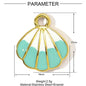 3pcs/Lot Stainless Steel Enamel Plam Flip Flop Shell Diy Charm Women Watermelon Strawberry Necklace Pendant Summer Ocean Jewelry