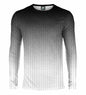 Spring and Autumn Fashion Long Sleeve Men's Abstract 3D Striped Gradient Solid Color Printing Loose Casual Hoodie