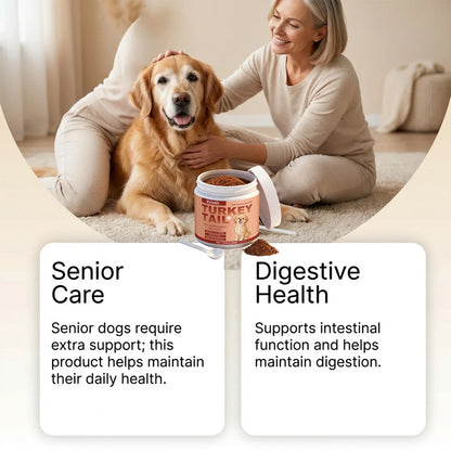 Dog Nutrition Health Supplement Powder Improve Pet Vitality Balance Intestinal Flora Skin Coat Wellness Boost Body Defense 100g