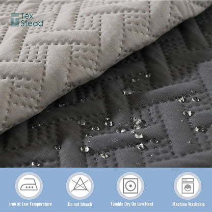 Brick Pattern Anti-Hair Pet Mat, Reversible Waterproof Dog Cushion