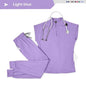 Spandex Stretch Medical Scrub Set Uniform