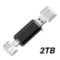 Lenovo 16TB 2 In 1 OTG USB Flash Drive 3.0 Type C 8TB 2TB Pendrive For iPhone Samsung Huawei Xiaomi Android Laptop Memory Stick
