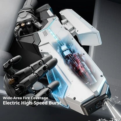 Electric LED Water Gun Automatic Water Suction Large-capacity Continuous Water Spray Summer Game Interaction Children's Gift