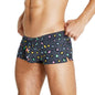 SEOBEAN 100% Cotton Boxers Printed Men's Underwear Boxer Shorts Arrow Panties Home Underpants Shorts Men Pajama Sleep Bottoms