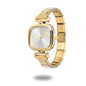1PC 's Stainless Steel Round Simple Watch Bracelet Bangle for Friend