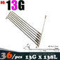 36Pcs 13G(2.25mm)122-240MM 304 Stainless Steel Bicycle Spokes & Nut Electric E-Bike Cycle