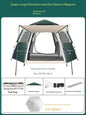 캠핑용품 땡처리 6-8 Person Camping Equipment Tent Waterproof Windproof Sun Shelter Instant Setup Family Tent for Outdoor