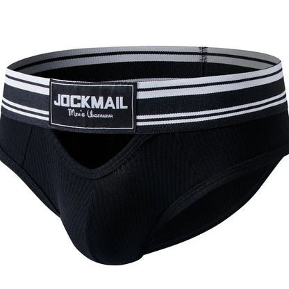 Men's Briefs Slip Sexy Men Underwear Brief Hollow U Convex Cotton Man Underpants Comfortable Cuecas Masculinas Sissy Panties