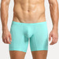 Men’s Long Leg Boxer Shorts – Stretch Ice Silk Athletic Underwear