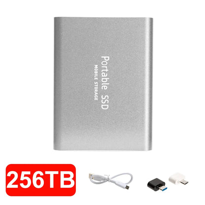 16TB High‑speed Portable External SSD USB 3.1 Type‑c External Hard