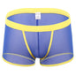 Men's Underwear Boxers Sexy Mesh Transparent Boxer Shorts Low Waist Breathable Panties Boxer for Man