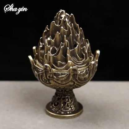 Boshan Incense Burner, Tabletop Ornament, Home Office Decor Collectible, Creative Portable Small Home Burner