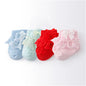 Lawadka 4Pairs/lot Newborn Baby Socks For Girls Cotton Lace Infant Girls Sock Princess Bow Toddler Baby Girls Socks Spring 0-24M