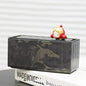 Mini Metal Storage Box Decorative Desktop Organizer