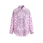 Bohemia Colorful Printing T-Shirt Pant Women 2 Piece Set Loose