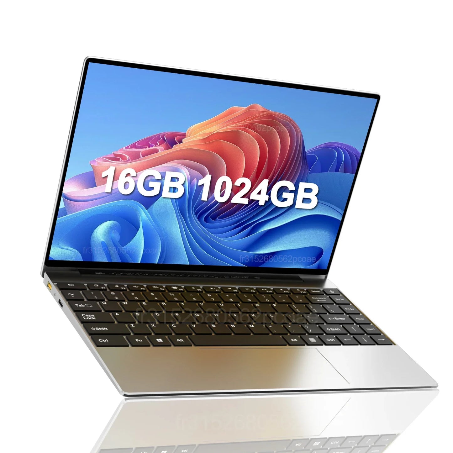 LENO 14.1"Ultra Slim Laptop Windows11 16GB 2TB SSD Gamer Notebook Intel 4405U 1920*1080 Display Office Study Gaming Computer PC