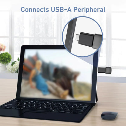 8pcs USB to USB C Adapter, USB Type C Female to USB Adapter, Micro USB