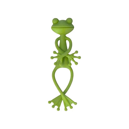 1/3/5pcs Green Frog Shaped Plant Clips DIY Flowers Vines Stem Holder