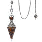 Natural Stone Spirit Pendulum Pendant Latticed Chain