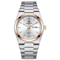 PAAZOMU Luxury Sport Quartz Man Wristwatch Waterproof Luminous Date Week Men Watches Stainless Steel Men's Watch Male Reloj+box