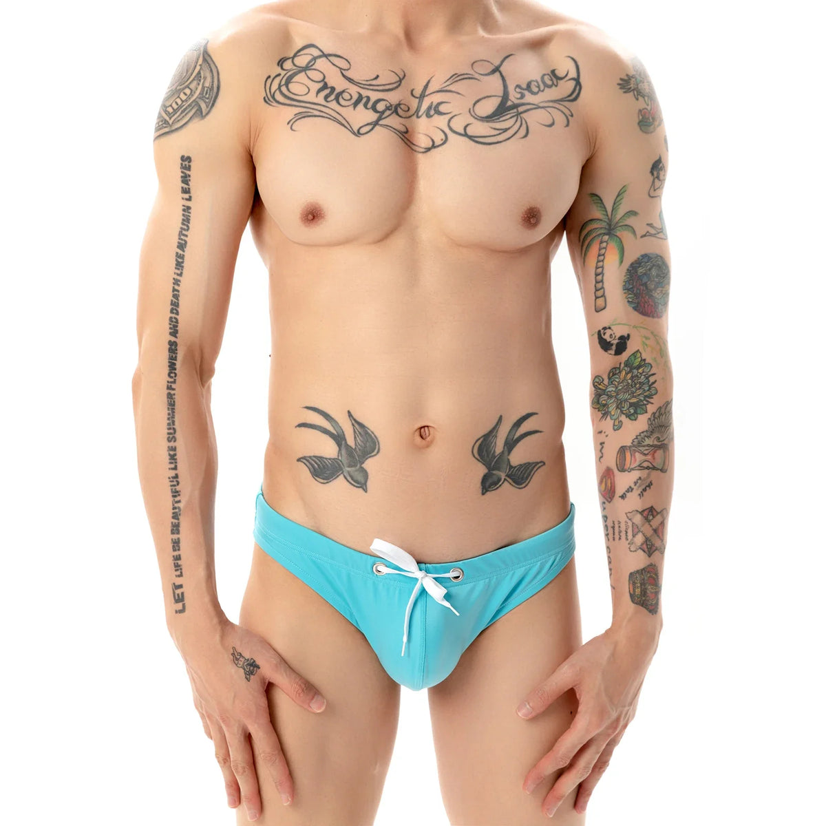 Men Sexy Briefs Swimming Trunks Swimwear Beach Wear Low Waist Underwear Beachwear Swimsuit Swim Shorts Quick Dry Underpants