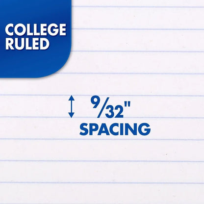 3 Pack Composition Notebooks, College Ruled, 7-1/2"*9-3/4", 100 Sheets Each (200 Pages), Classic Black Marble Hard Cover, Stitched Binding Smooth Ink Resistant Paper, Bulk Comp Books for School College Office Journaling Note