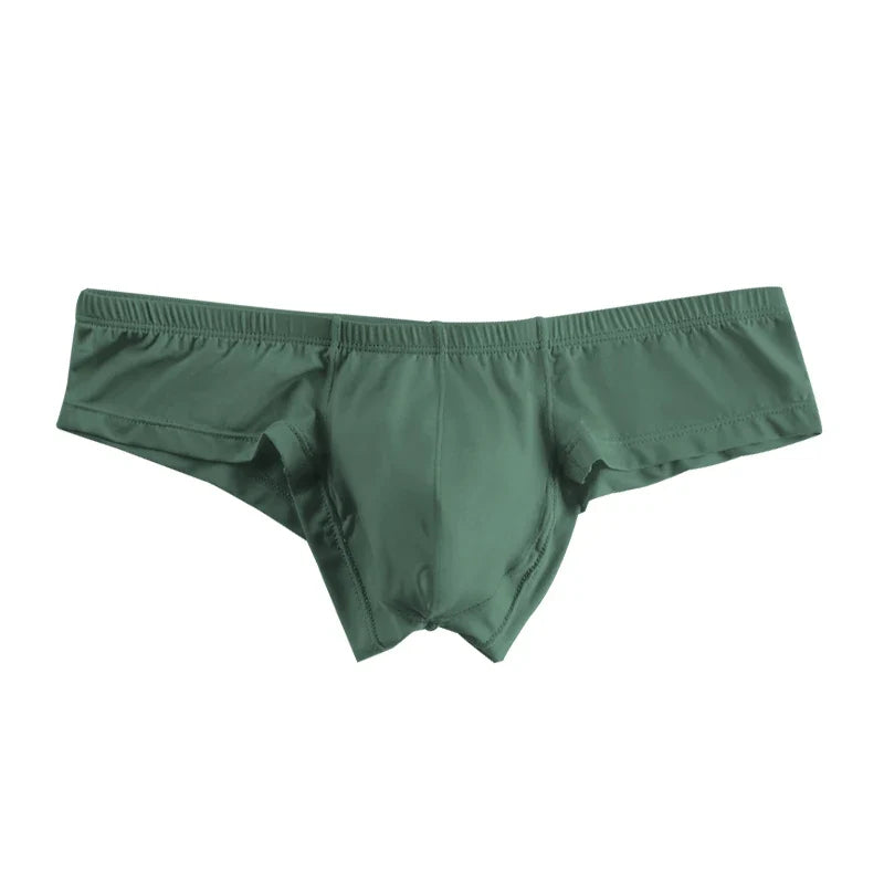 ADANNU Briefs Male Underwear Nine Solid Colors Insensitivity Skin-friendly Color With Zero Independent Codpiece Men Sport Short