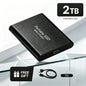 1TB Portable SSD 2TB External Hard Drive USB 3.1 High Speed Mobile Data Storage for Laptop Mac PC Compact Durable Use