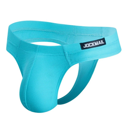 Sexy Men Underwear Panochas Jockstrap T-Back Thongs Cueca Gay Tangas Mens Bikini Brief Nylon Fast Dry As Underwear or Swimwear