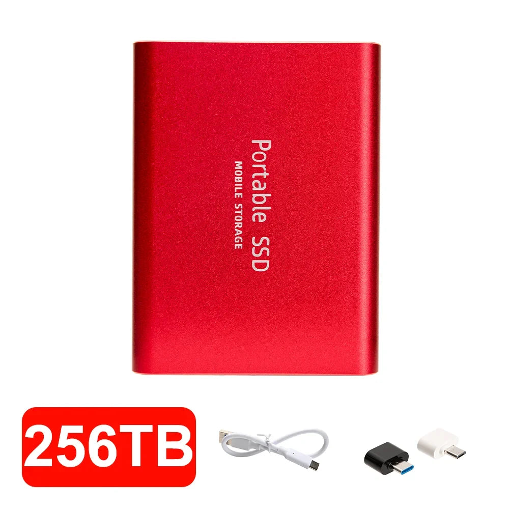 16TB High‑speed Portable External SSD USB 3.1 Type‑c External Hard