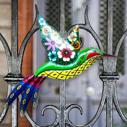 Metal Hummingbird Bird Wall Decor