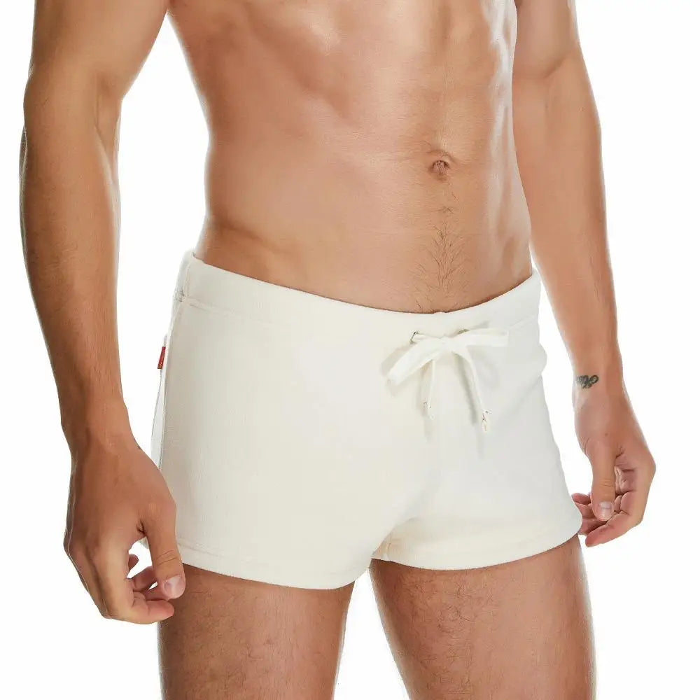 SEOBEAN Men’s Polar Fleece Lounge & Gym Shorts – Soft Sleepwear & Activewear