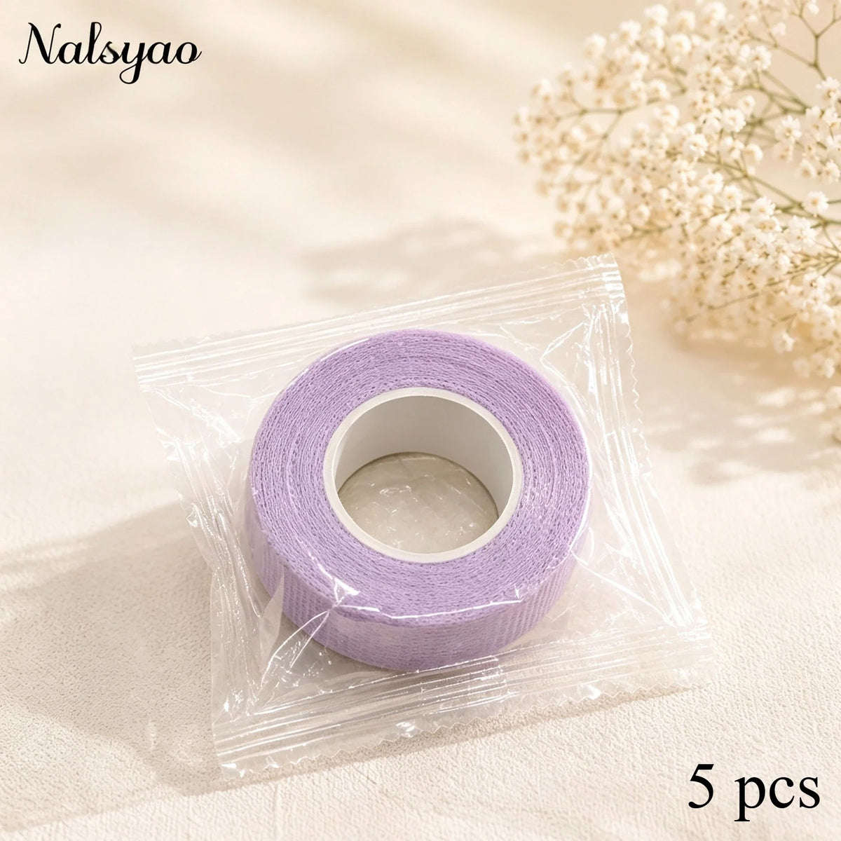 5PCS Eyelashes Extension Tape Micropore Breathable Non-woven Cloth Adhesive Lifting Lash Accessories Tools Colorful Makeup
