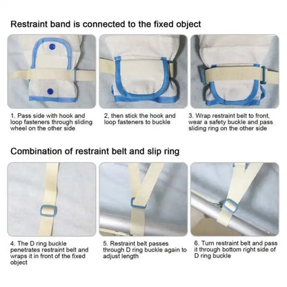 Breathable Control Mitts Durable Mesh Restraint Glove Medical