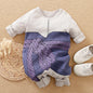 Newborn Baby Anime Cape Style Children Long Sleeve Cotton Bodysuit, Cute Kids Boys Girls Romper