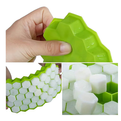 4/6/8/15 Grid Big Ice Tray Mold Giant Jumbo Large Food Grade Silicone Ice Cube Square Tray Mold DIY Ice Maker Ice Cube Tray