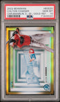 Graded 2022 Topps Bowman Colton Cowser #B3D20 Chrome Bowman In 3D Gold Refractor /50 Rookie RC Baseball Card PSA 10 Gem Mint
