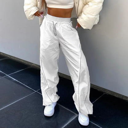 Y2K High Waist Baggy Wide Leg Sweatpants Women