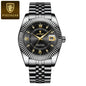 POEDAGAR Classic Luxury Men's Quartz Watches Stainless Steel Date Man Watch Waterproof Luminous Fashion Business Male Wristwatch