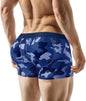 Men's Sexy Ice Mesh Breathable Butt Lift Boxer Briefs Underwear,Comfy Padded Underwear Boxer with Hip Pad Buttocks Boxer Trunk