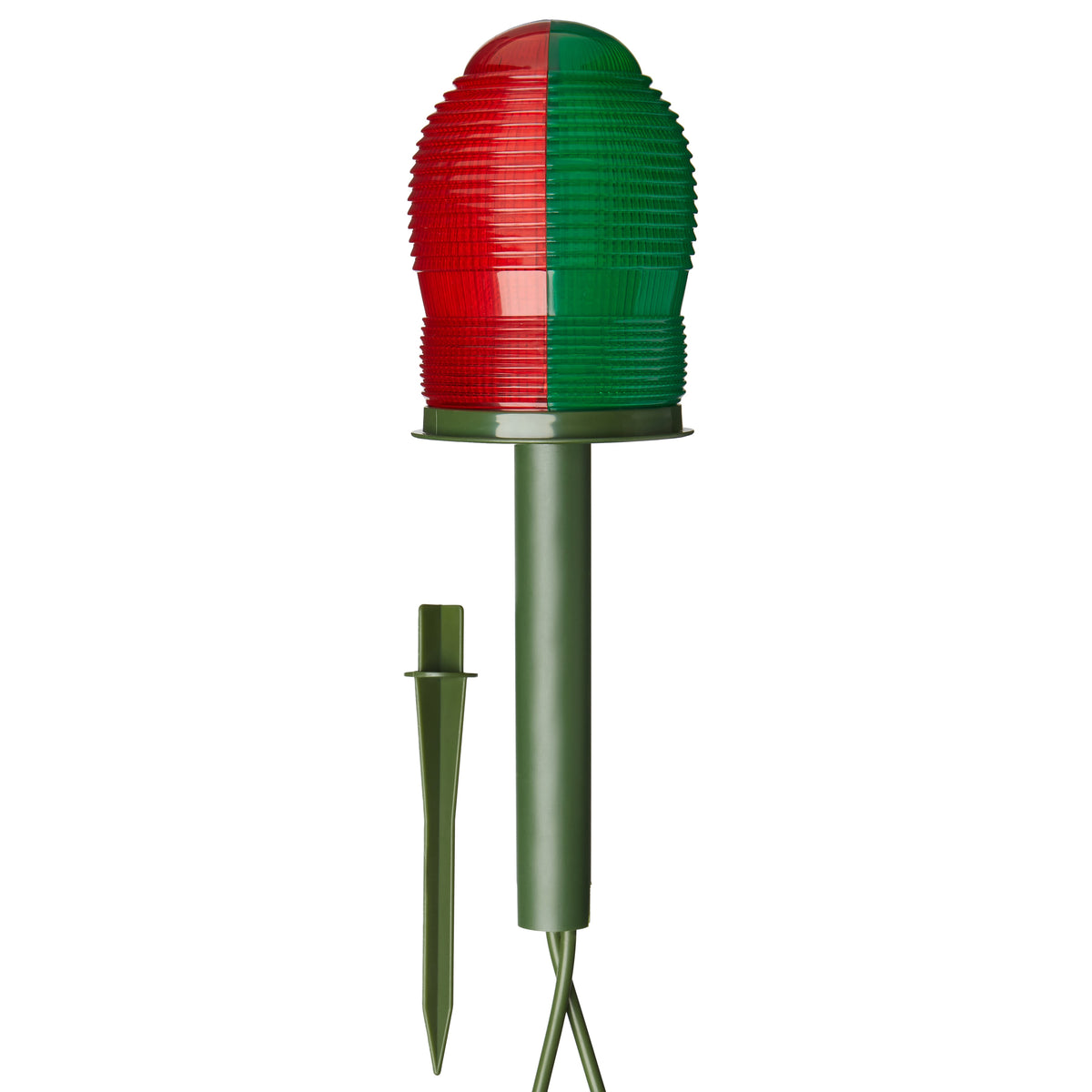 Vintage Santa Runway Lights with Santa Landing Zone Inflatable Sign